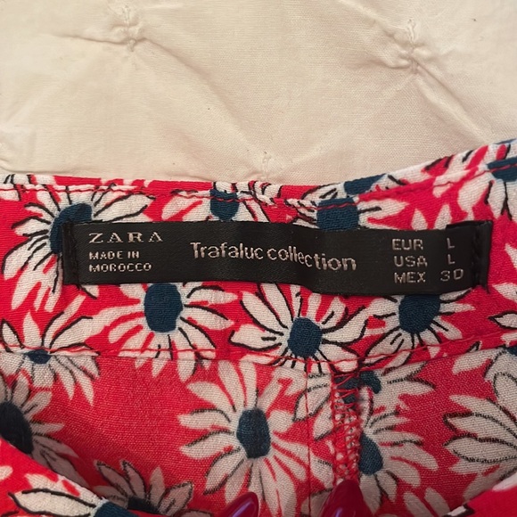 Zara Floral Mini Skort - Picture 2 of 2